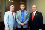Bill Russell, NC House Speaker Thom Tillis, and Jerry Broadway